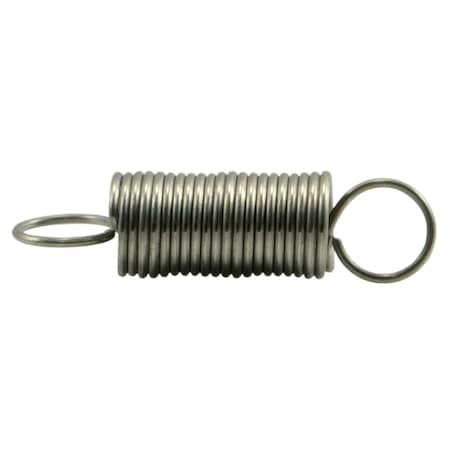 Midwest Fastener 3/8" x 0.035" x 1-1/2" 18-8 Stainless Steel Extension Springs 2PK 38815